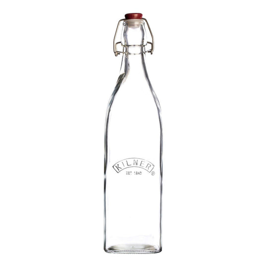 Kilner Clip Top Square Preserve Bottle 550ml