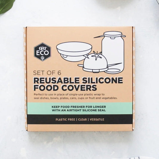 Ever Eco Reusable Silicone Food Covers Lid (6pk)