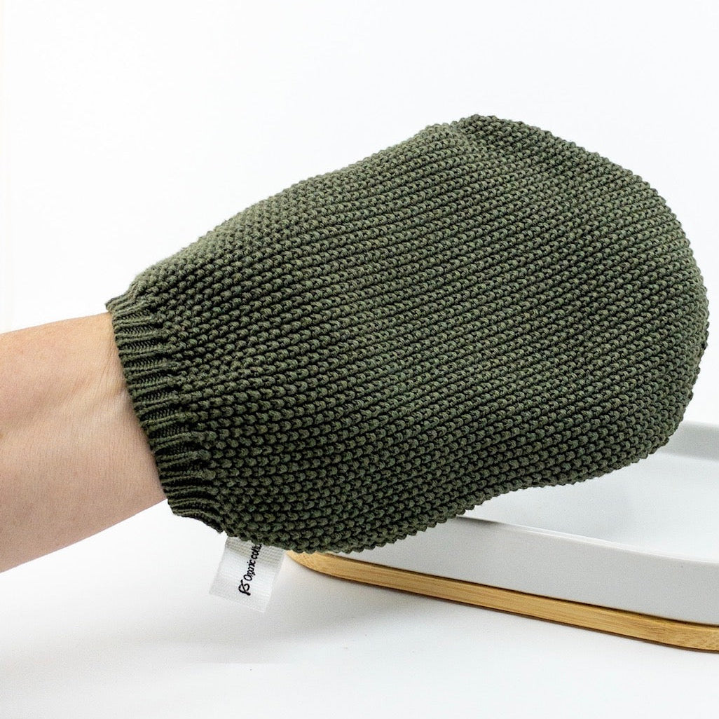 Ecovask Body Wash Mitt Organic Cotton