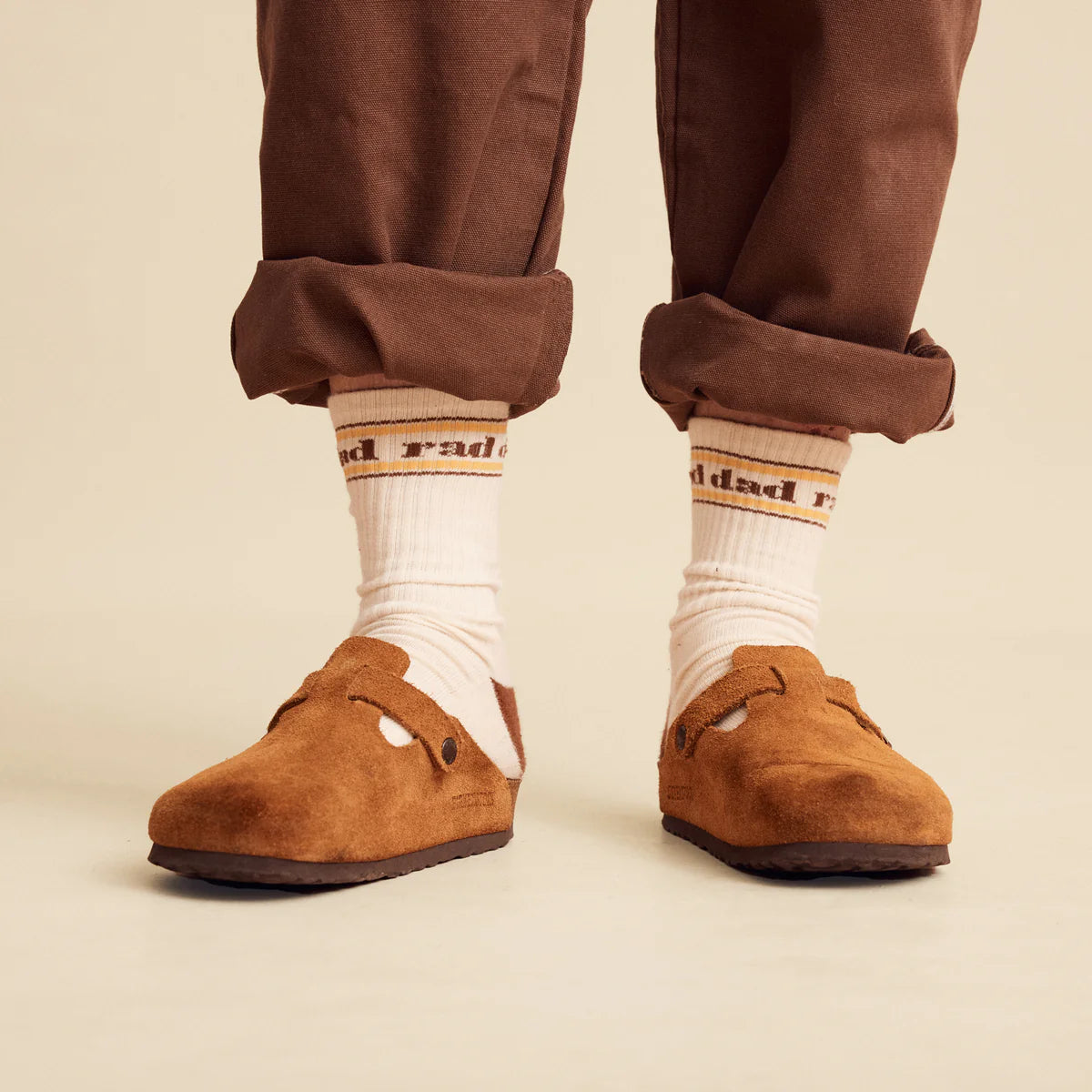 Banabae Organic Cotton Crew Sock 2pk - Rad Dad