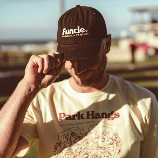 Banabae Adult Washed Baseball Cap - Black Funcle