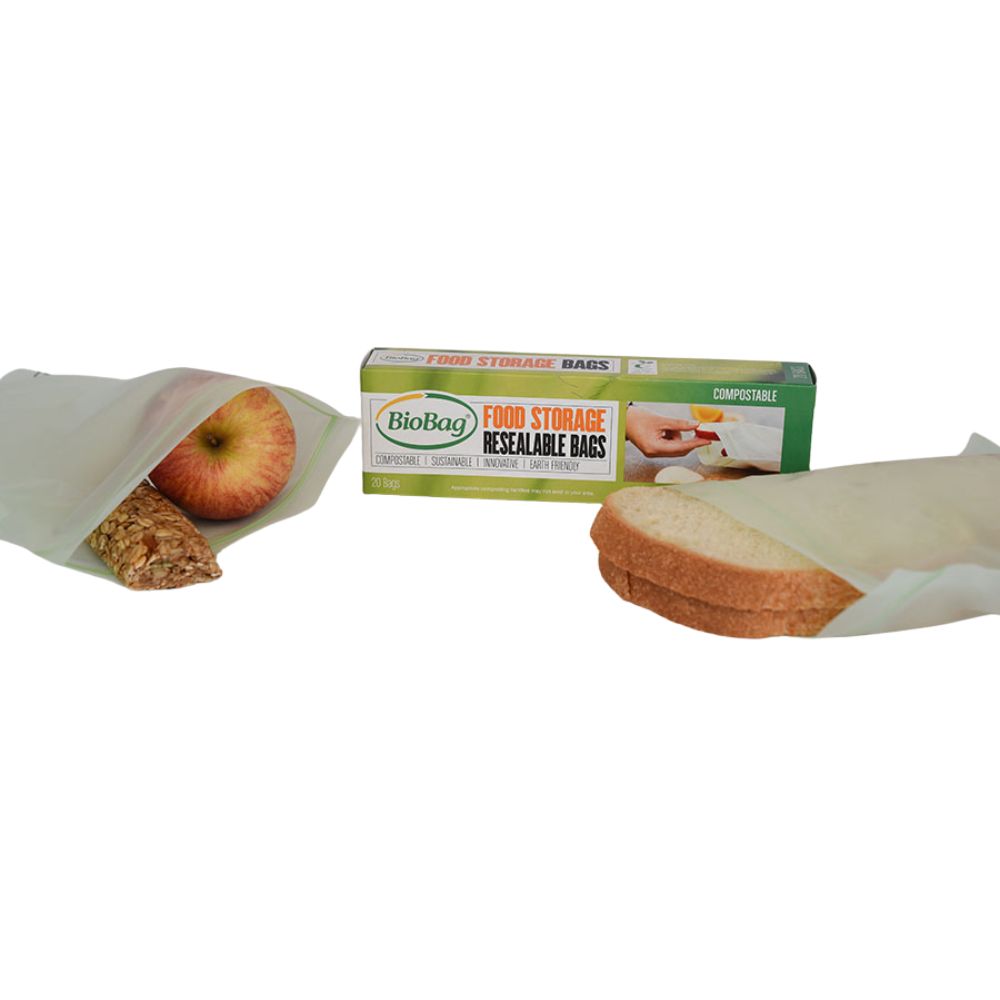 BioBag Resealable Food Storage Bags (20)