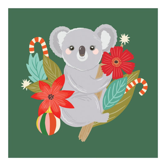 Aero Small Christmas Card - Koala