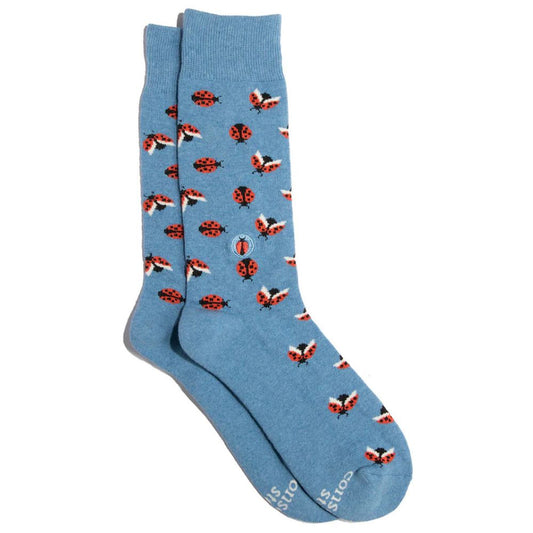 Conscious Step Socks that Protect Pollinators - Ladybirds