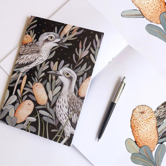 Ingrid Bartkowiak Notebook - Bush Stone Curlew