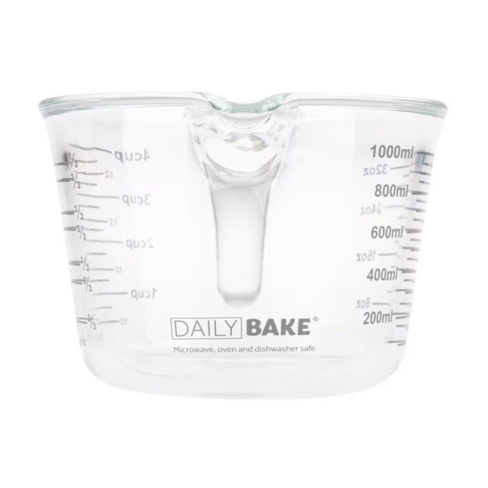 Daily Bake Glass Measure Jug - 4 Cup/1L