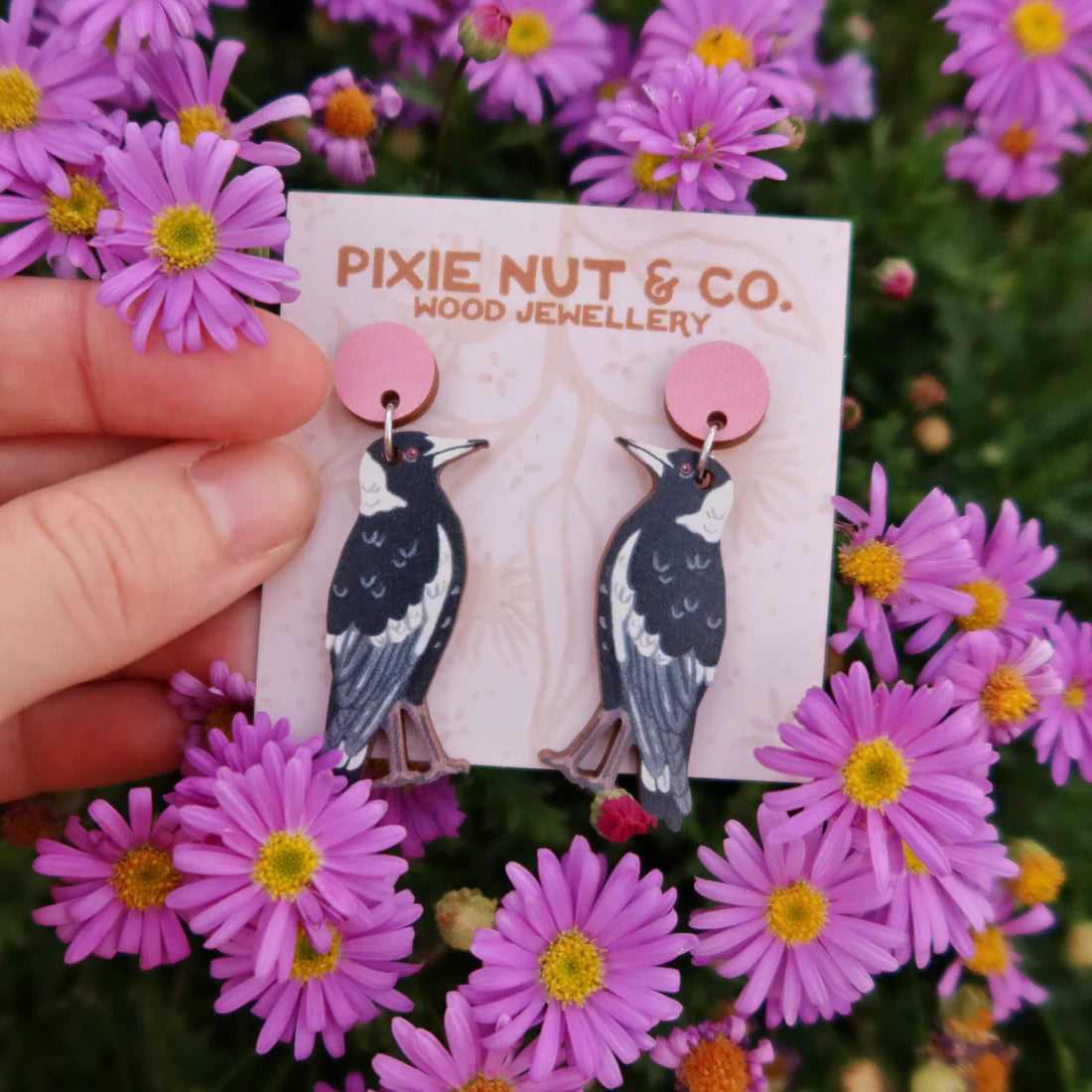 Pixie Nut & Co. Magpie Earrings