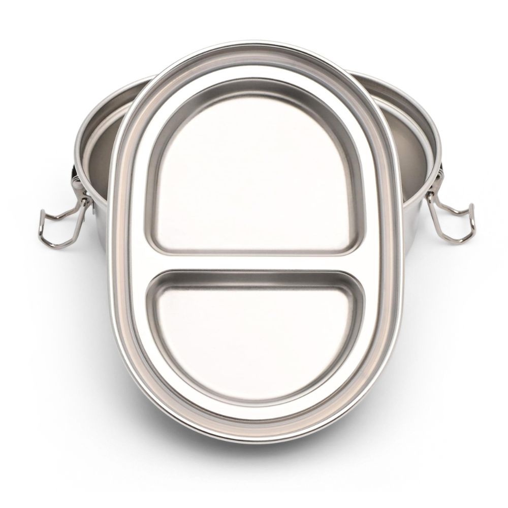 EcoCocoon 2 Compartment Classic Snack Pot 500ml