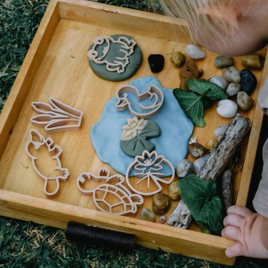 Cookie Cutter / Play Dough Cutter Set - Pond Life (set of 6)