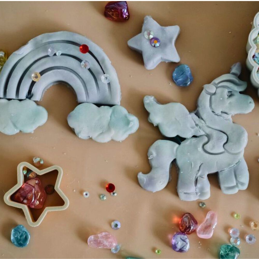 Cookie Cutter / Play Dough Cutter Set - Unicorn (set of 4)