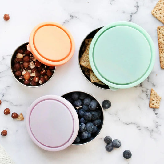 Ever Eco Stainless Steel Round Nesting Containers Set of 3