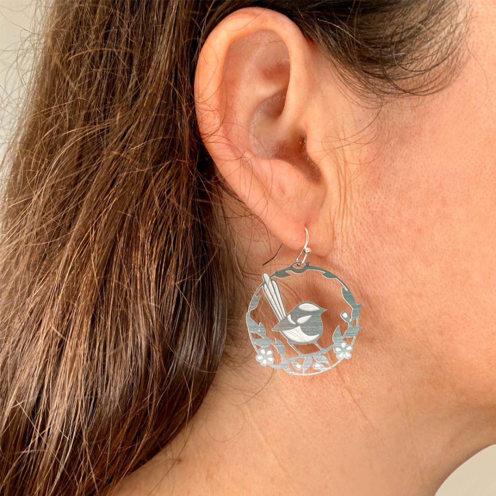 Go Do Good Hook Earrings - Fairy Wren