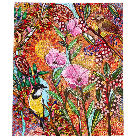 Twigg Puzzle Wooden Jigsaw Puzzle 283 Piece - Golden Whistler