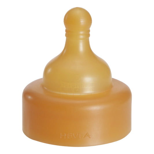 Hevea Natural Rubber Wide Neck Feeding Bottle Nipple