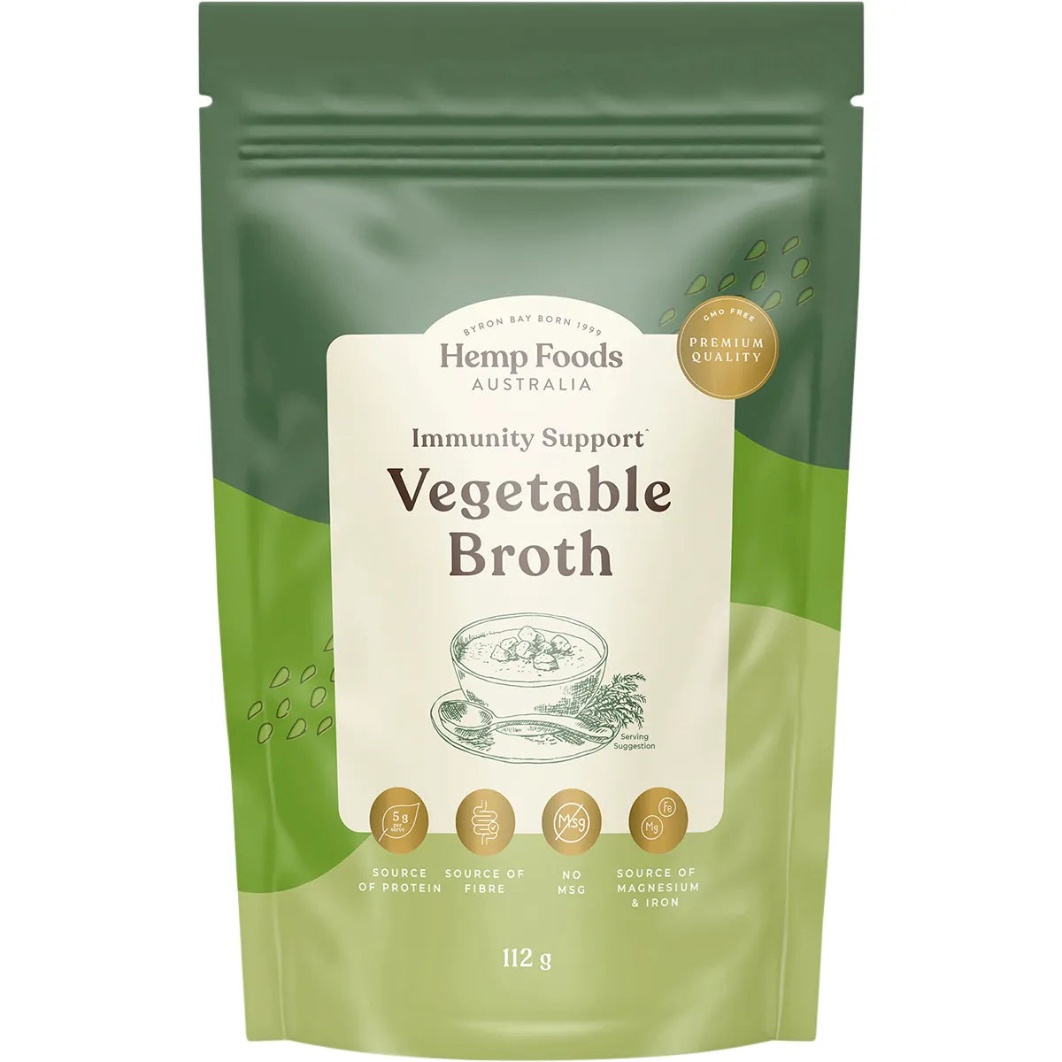 Hemp Foods Australia Vegetable Broth - Immunity 112g