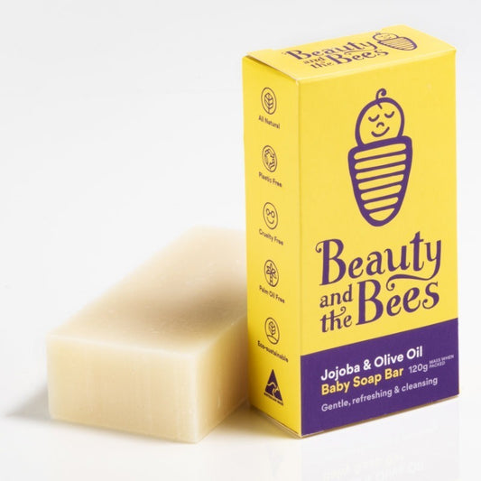 Beauty & the Bees Baby Soap Bar 120g - Jojoba & Olive Oil