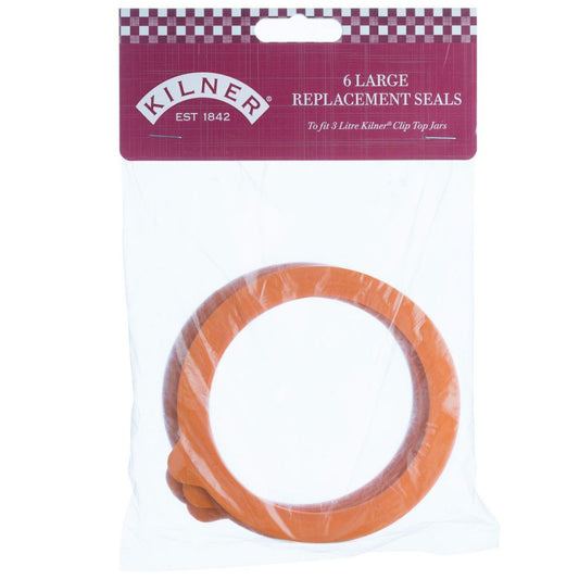 Kilner Replacement Rubber Seals 6pk - Large
