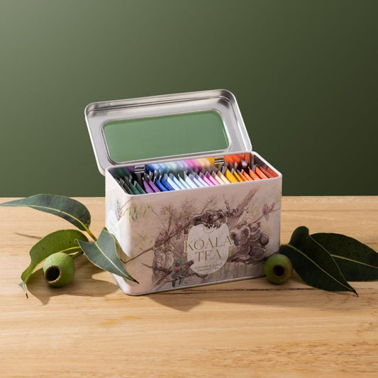 Koala Tea Gift Tin Forest - Organic Tea Bags Selection (25 pack)