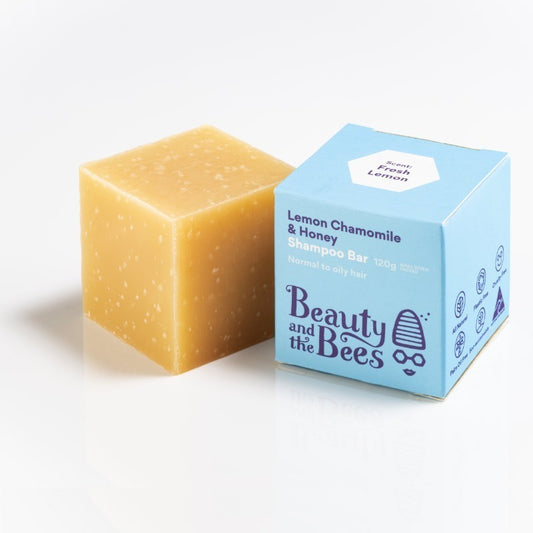 Beauty & the Bees Shampoo Bar 120g - Lemon & Chamomile