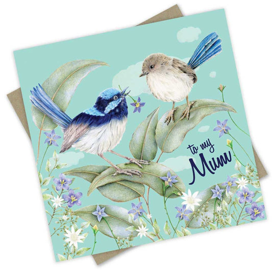 Popcorn Blue Mother's Day Card - To My Mum