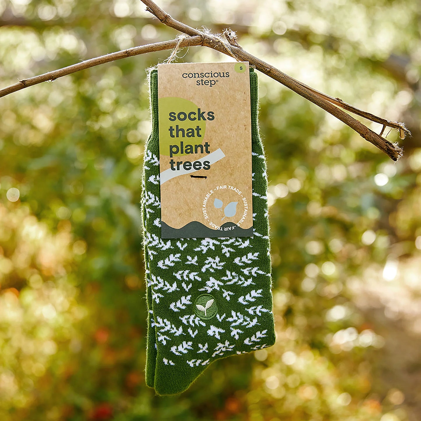 Conscious Step Socks that Plant Trees - Leaves