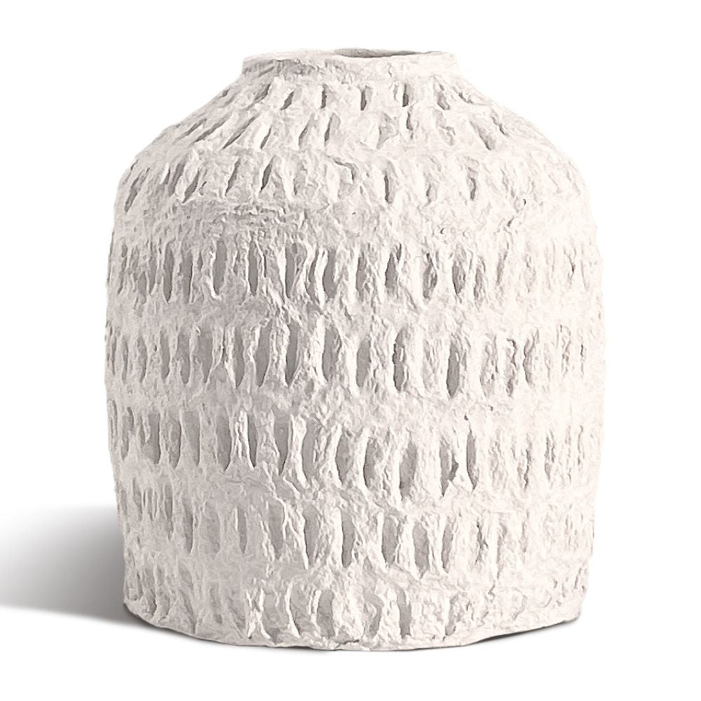 Matteurs Cotton Stone Vase - Jar (dash dash texture)