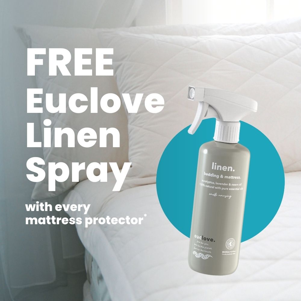 YOUR GIFT - Euclove Linen Spray 500ml when you purchase any EcoLinen Mattress Protector