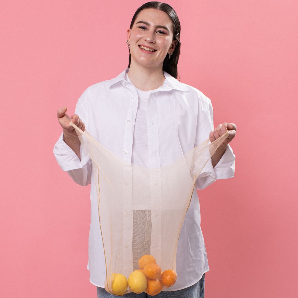 Nudibags Lightweight Reusable Shopping Bag Bundle - Set of 3