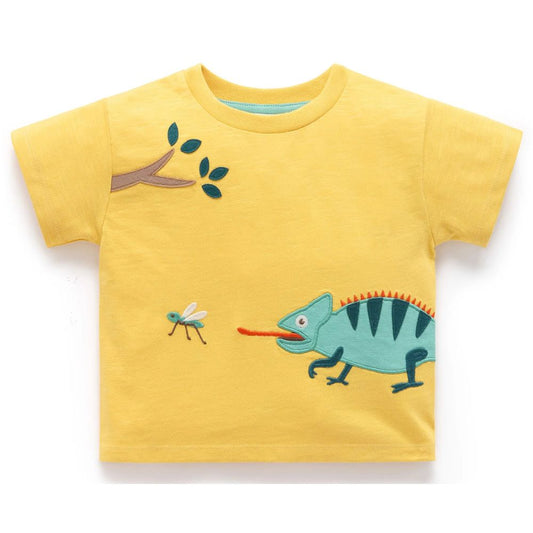 Purebaby Relaxed Tee - Chameleon