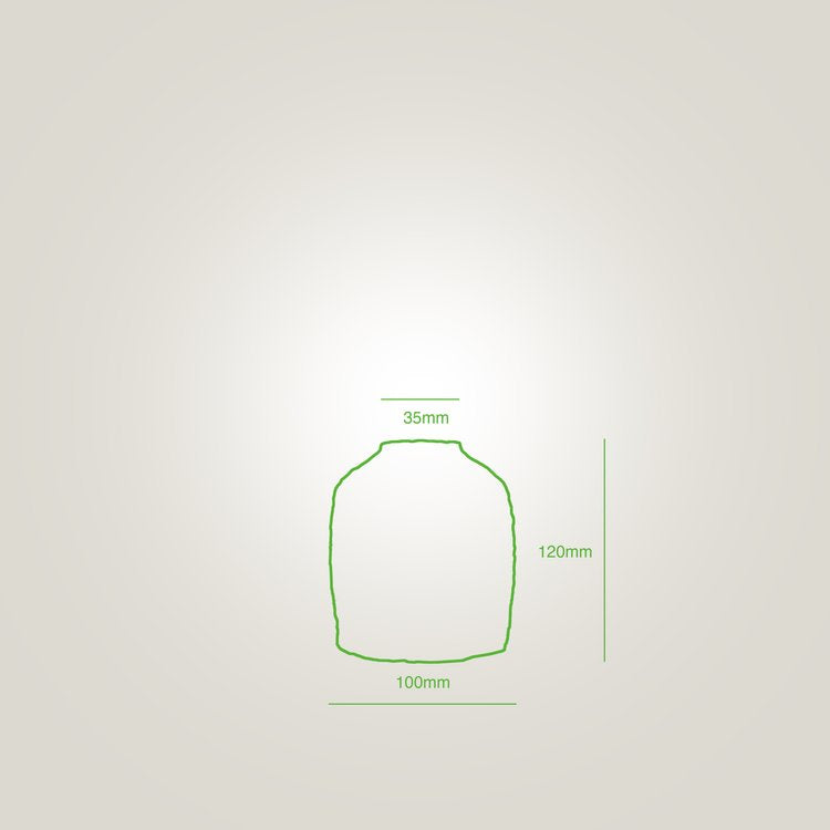 Matteurs Cotton Stone Vase - Jar (dash dash texture)