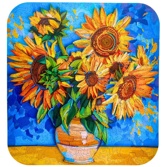Twigg Puzzle Wooden Jigsaw Puzzle 410 Pieces - Sunflowers
