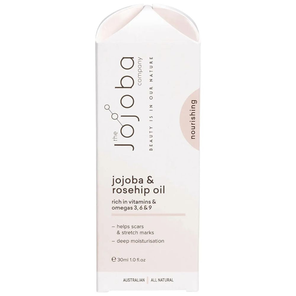 The Jojoba Company Jojoba Oil + Rosehip Oil 100% Natural Jojoba Blend