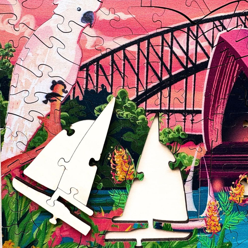 Twigg Puzzle Wooden Jigsaw 230 Pieces - Stunning Sydney