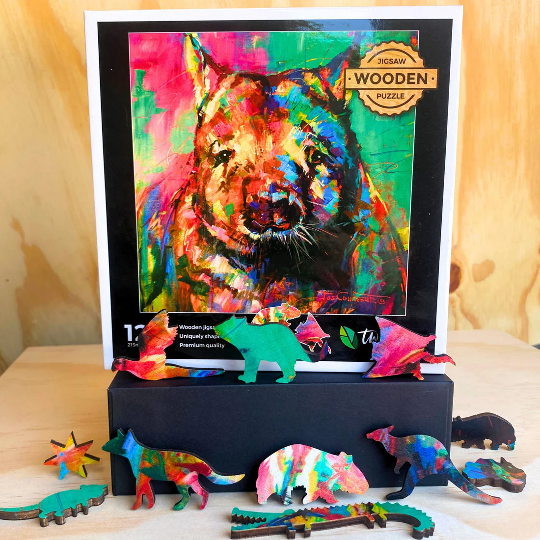 Twigg Puzzle Wooden Jigsaw Puzzle 123 Pieces - Winston Wombat