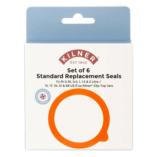 Kilner Replacement Rubber Seals 6pk - Medium