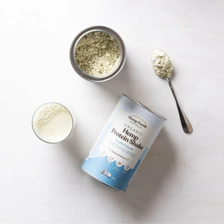 Hemp Foods Australia Organic Hemp Protein Shake - Vanilla 420g