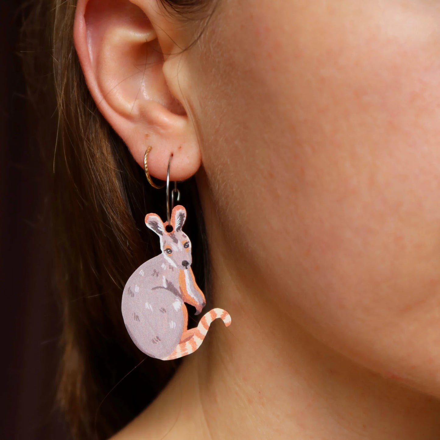Pixie Nut & Co. Wallaby Hoop Earrings