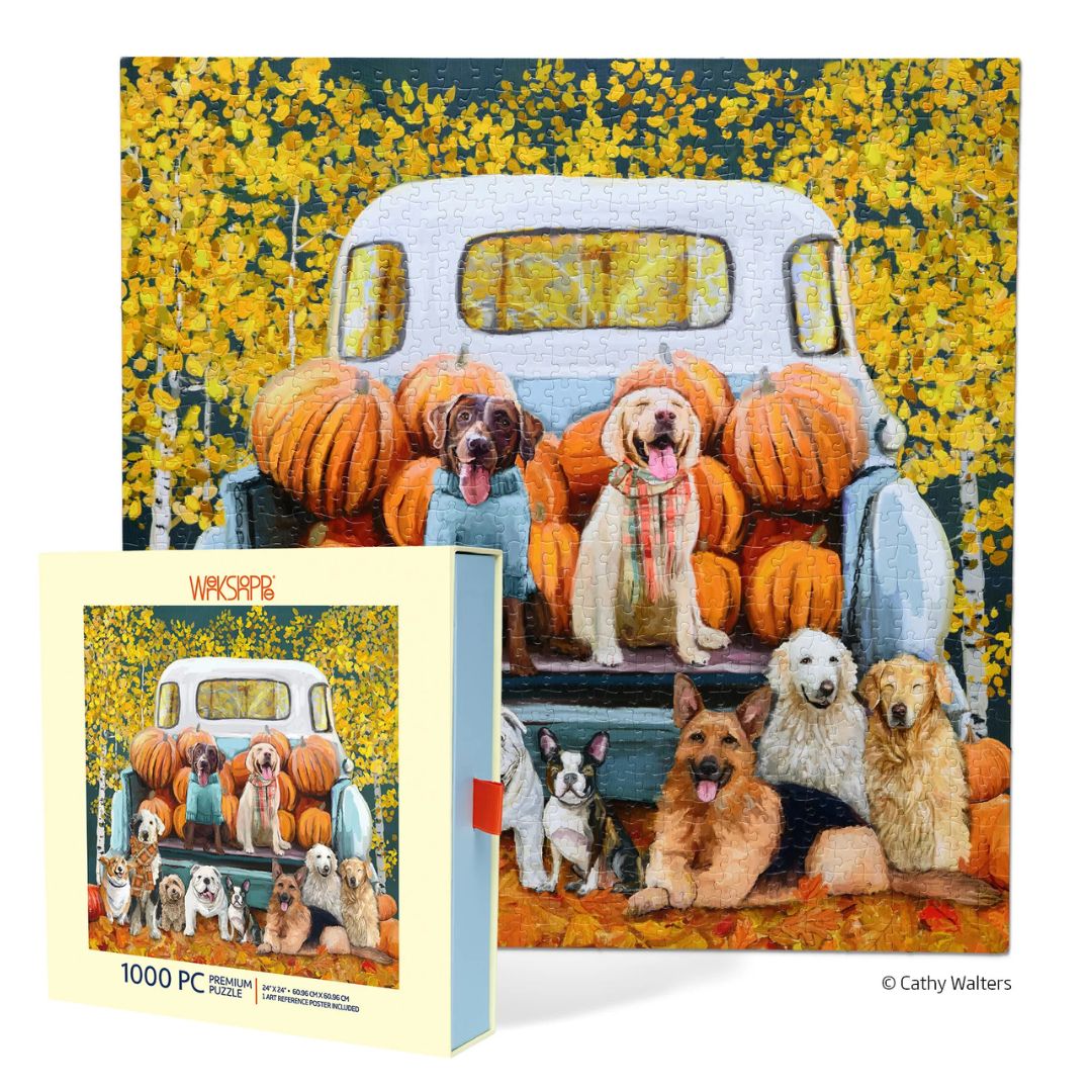 WerkShoppe Jigsaw Puzzle 1000 Piece - Pumpkin Pals