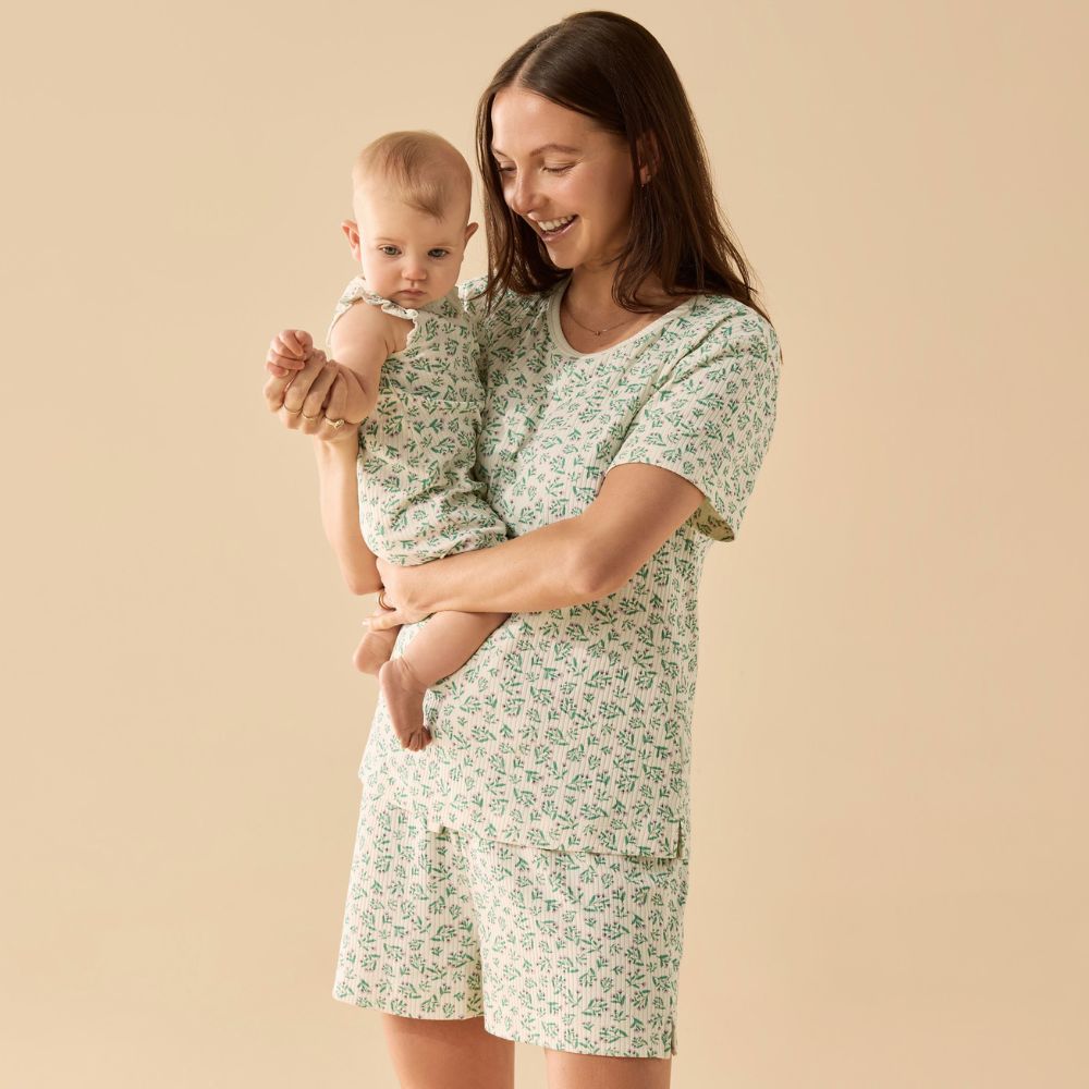 Wilson & Frenchy Organic Ruffle Zipsuit - Periwinkle