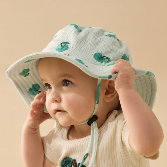 Wilson & Frenchy Organic Sun Hat -  Apple Papple