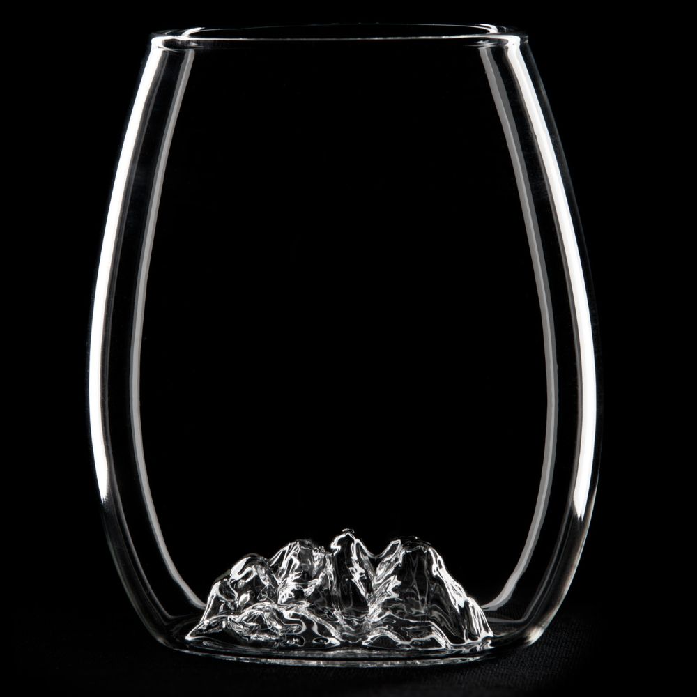 Uprising Glassware Single Stemless Glass + Coaster Set - The Hazards Wineglass Bay