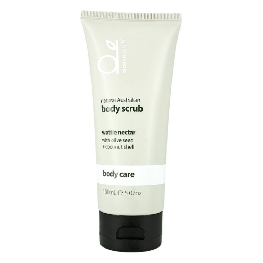 Dindi Naturals Body Scrub - Wattle Nectar 150ml (TUBE)