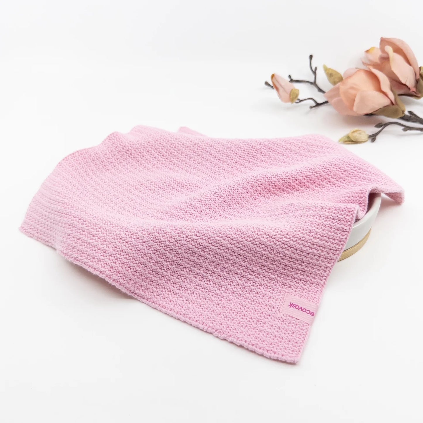 Ecovask Face Cloth 3pk Organic Cotton