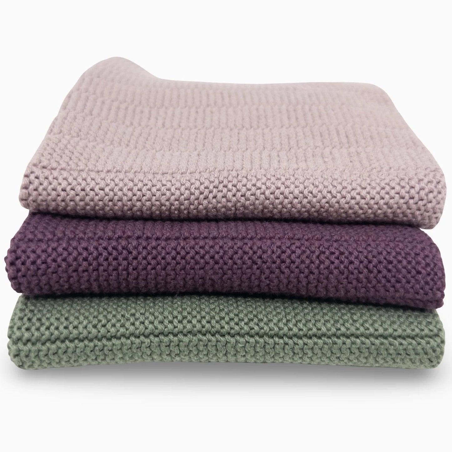 Ecovask Dish Cloth 3pc Variety Pack Organic Cotton