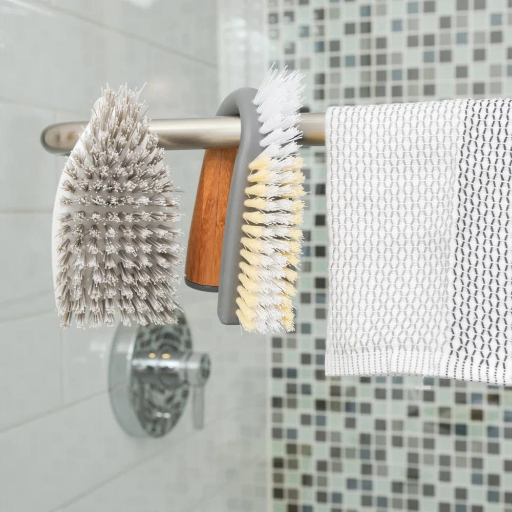 Full Circle Grunge Buster Grout & Tile Brush - Grey