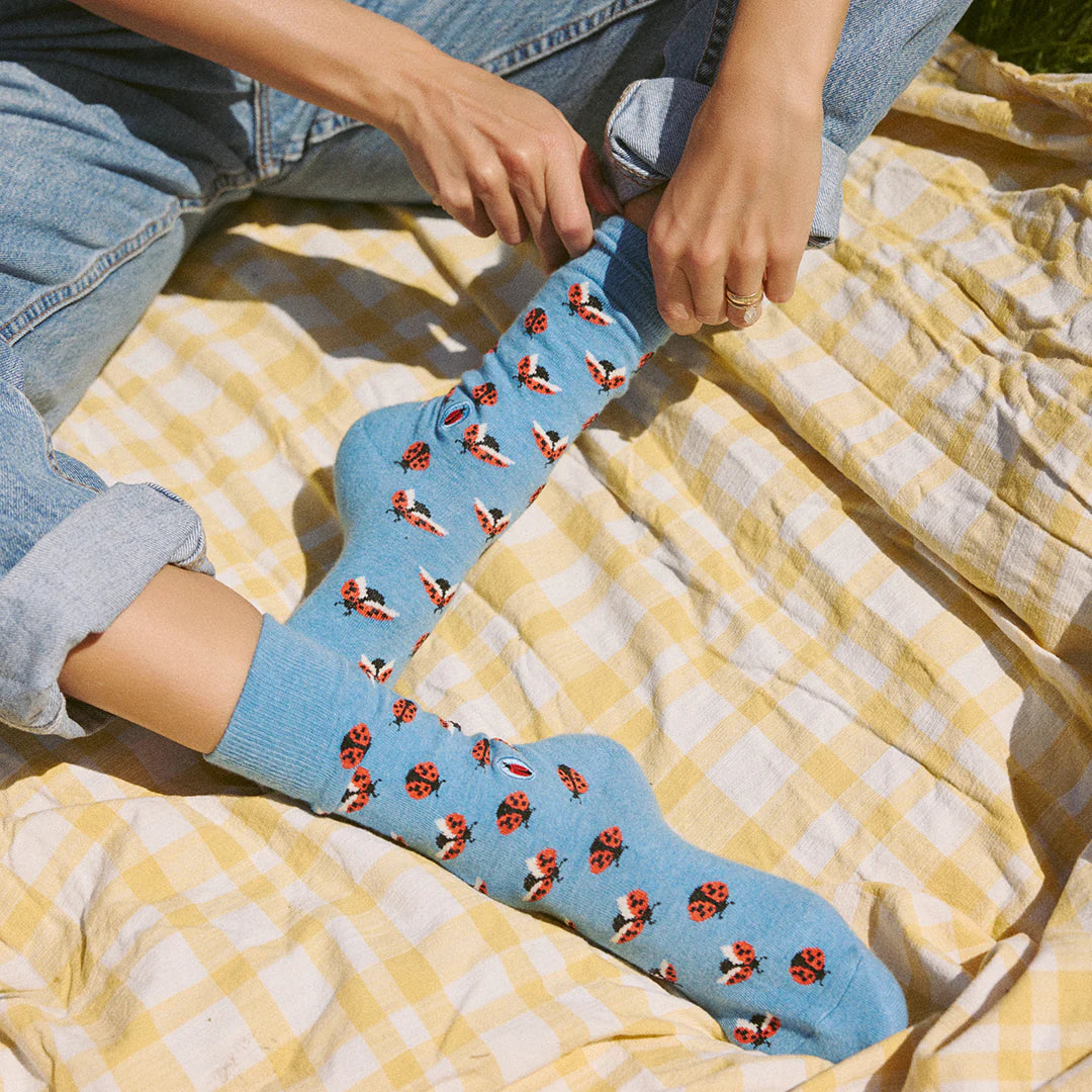 Conscious Step Socks that Protect Pollinators - Ladybirds