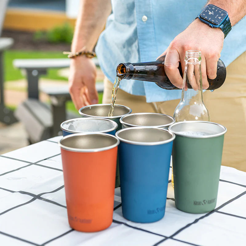 Klean Kanteen Stainless Steel Cups 4pk 16oz - Partake