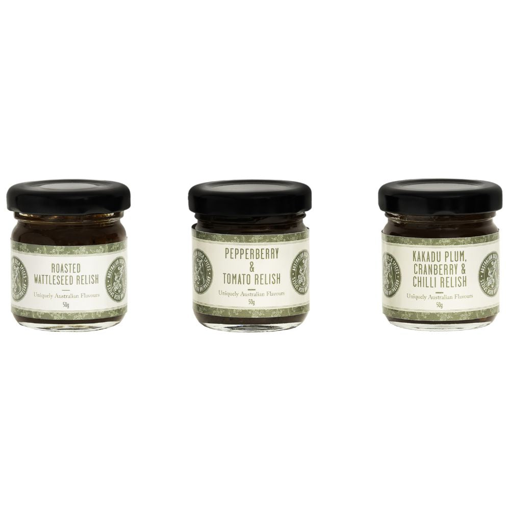Australian Bush Spices - 3 Pack Relish Minis 50g