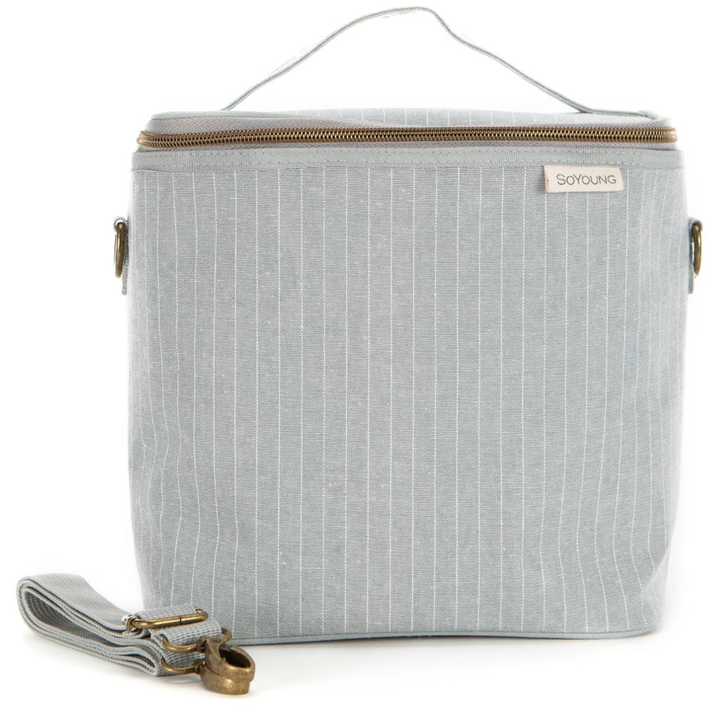 SoYoung Large Linen Insulated Lunch Poche