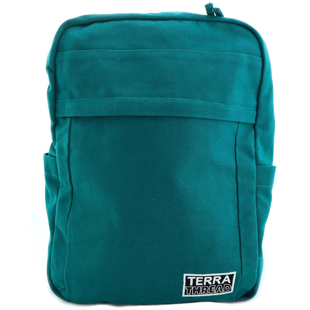 Terra Thread Organic Cotton Earth Backpack Deep Sea Teal
